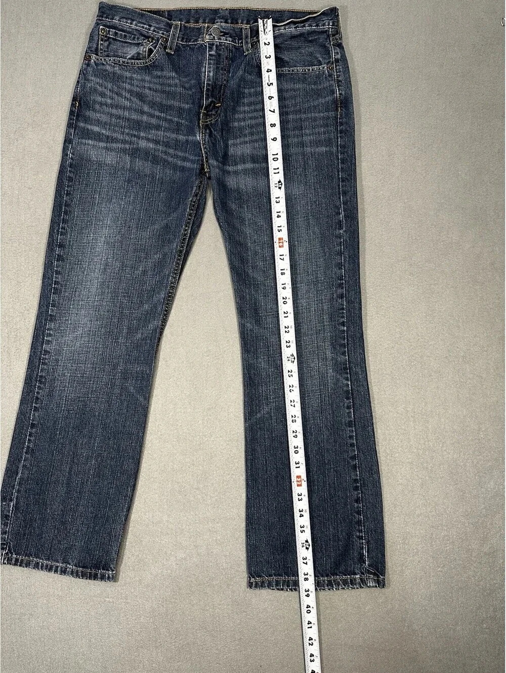 Levis 527 Bootcut Jeans Mens 34x30 Medium Wash Denim Classic Fit Waterless